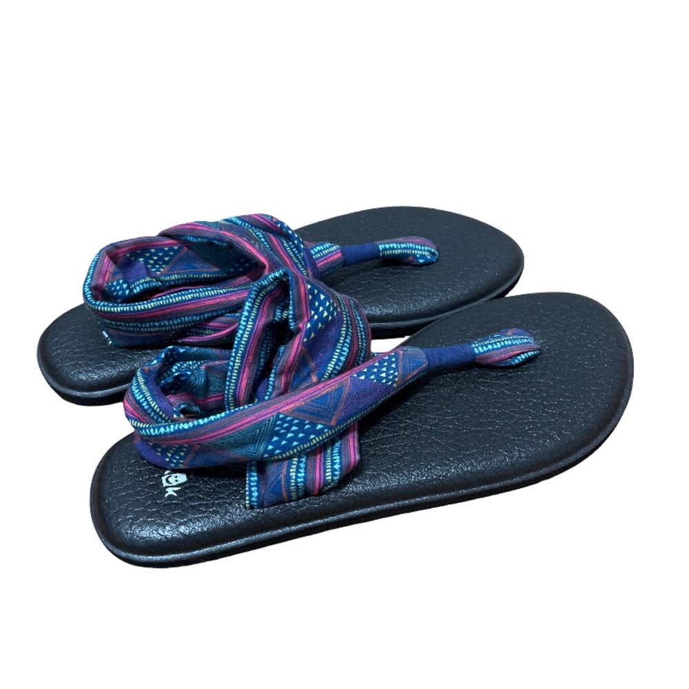 Women’s Sanuk Multicolored Patterned Strappy Yoga Mat Sandals